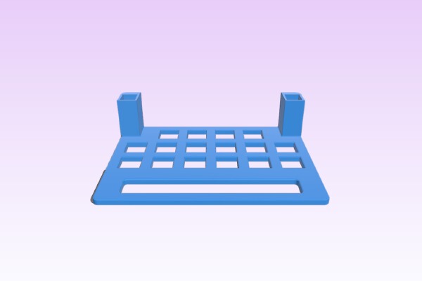 External Label Roll Holder | 3d print model