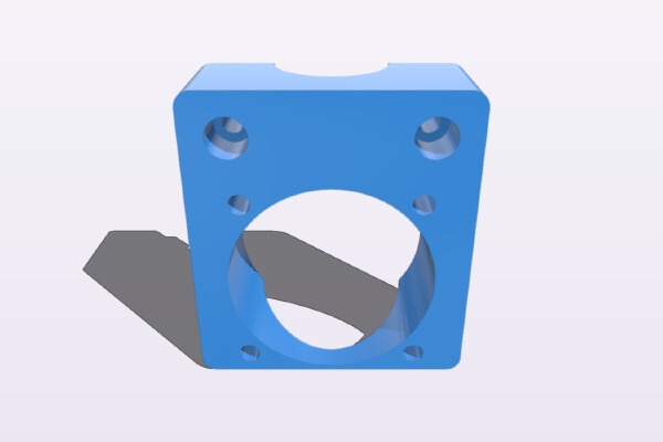 [WIP] E3D V6 Clamp with 30mm cooler mount for Hypercube | 3d print model