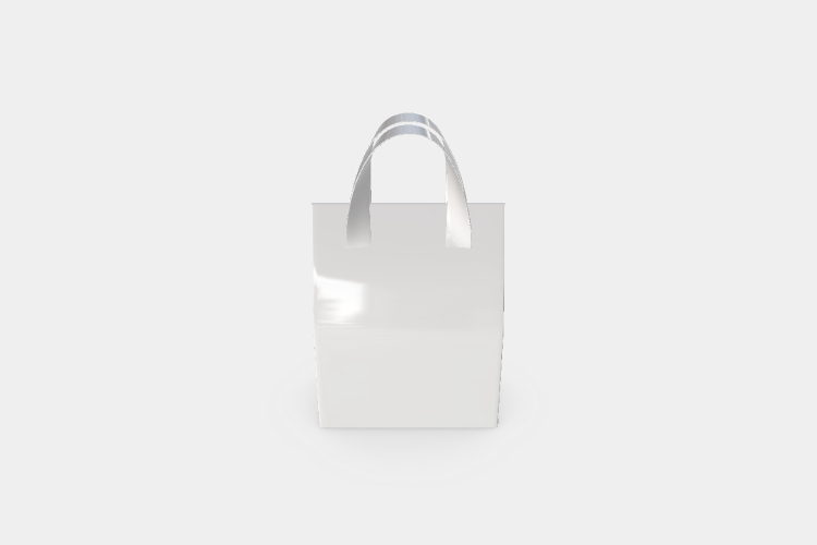 Hand Holding Isolated Tote Bag Mockup