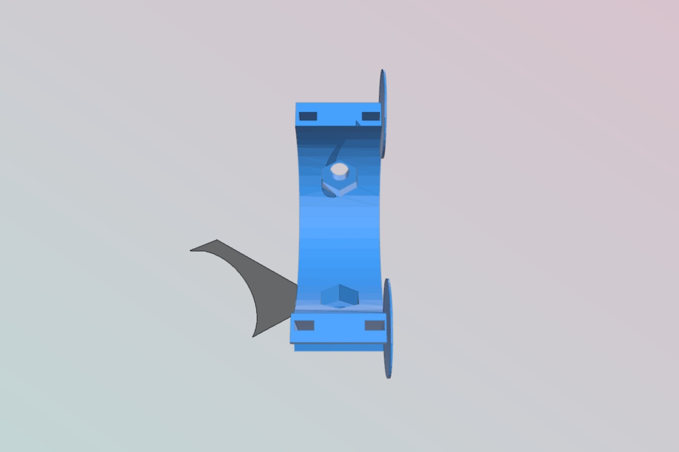50W Ebay Laser Cutter Tube Hangers