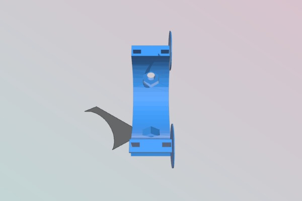 50W Ebay Laser Cutter Tube Hangers | 3d print model