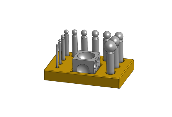 Dapping block punch set | 3d print model