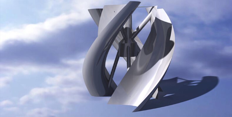 Wind turbine savoniov helix | 3d print model