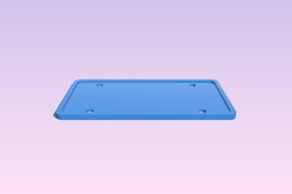 My Customized Licence Plate | 3d print model