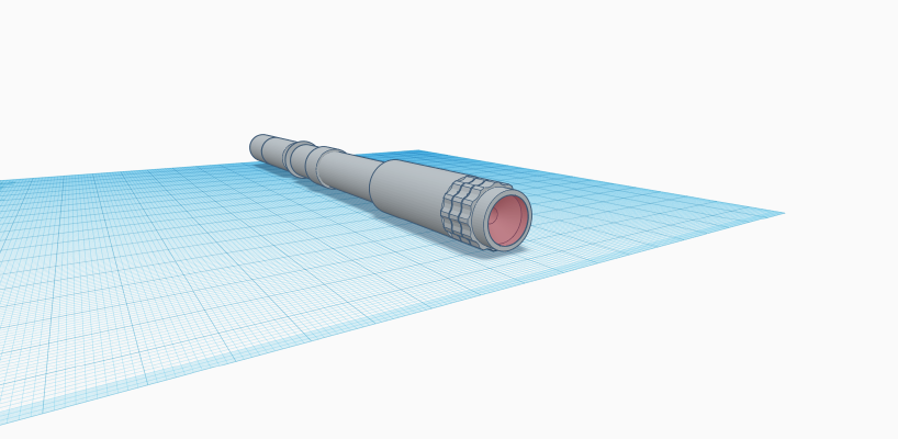E-11D Blaster; Laser Sight & Power Cylinders (SW, Rogue One) | 3d print model