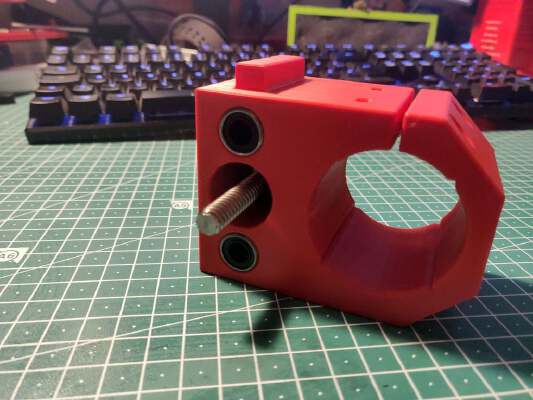 3018 DIY CNC: T8 Leadscrew _ Anti Backlash _ Spring-loaded nut Spindle Head | 3d print model