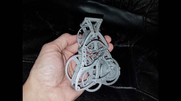 Mouvement échappement Spiral ech 1_2 - Spiral escapement ech 1_2 | 3d print model