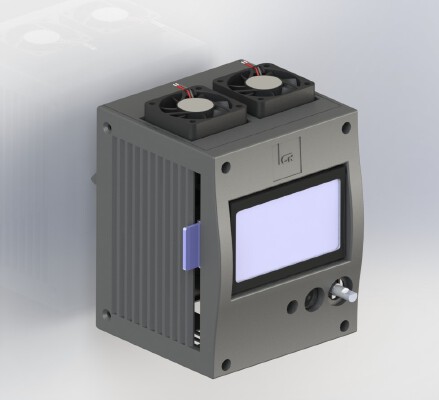 Arduino MEGA, RAMPS, Display Din Rail Housing | 3d print model