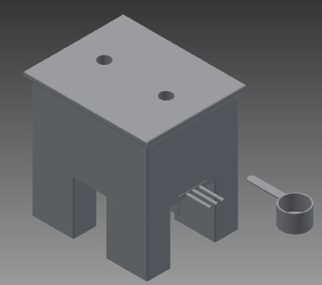 Protein Dispenser | 3d print model