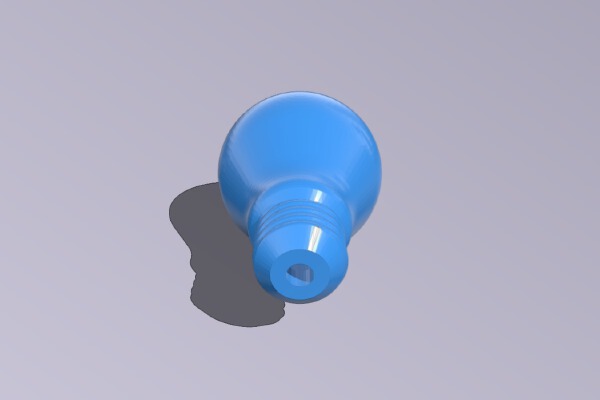 Lightbulb Light Pull | 3d print model