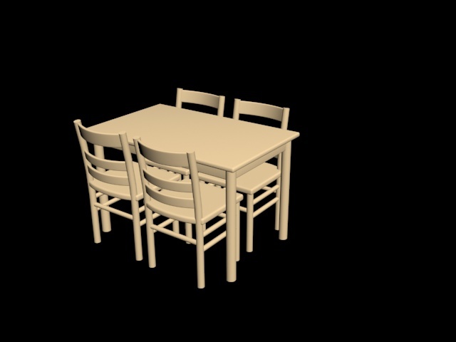 kitchen table and chairs