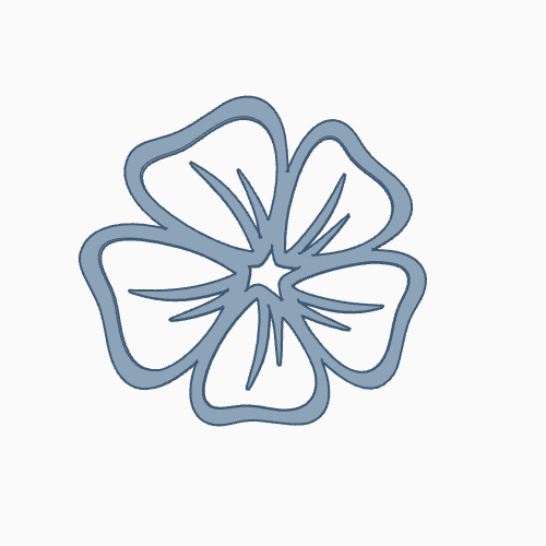Flower 2D Wall Art