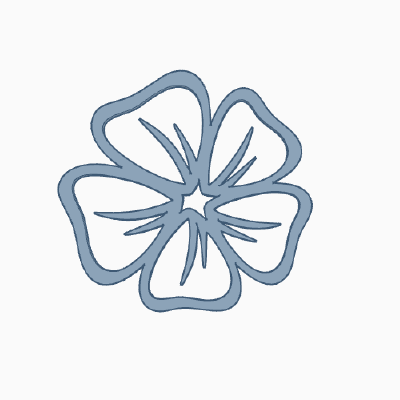 Flower 2D Wall Art | 3d print model