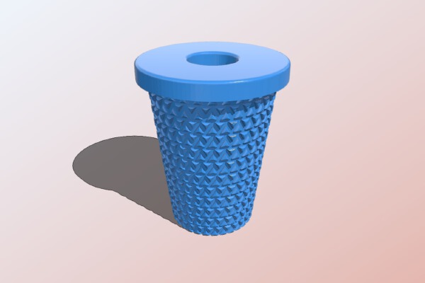 Starbucks Straw topper for plastic straws (8.5mm in diameter) | 3d print model