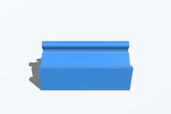 Printable Slotted Rail | 3d print model