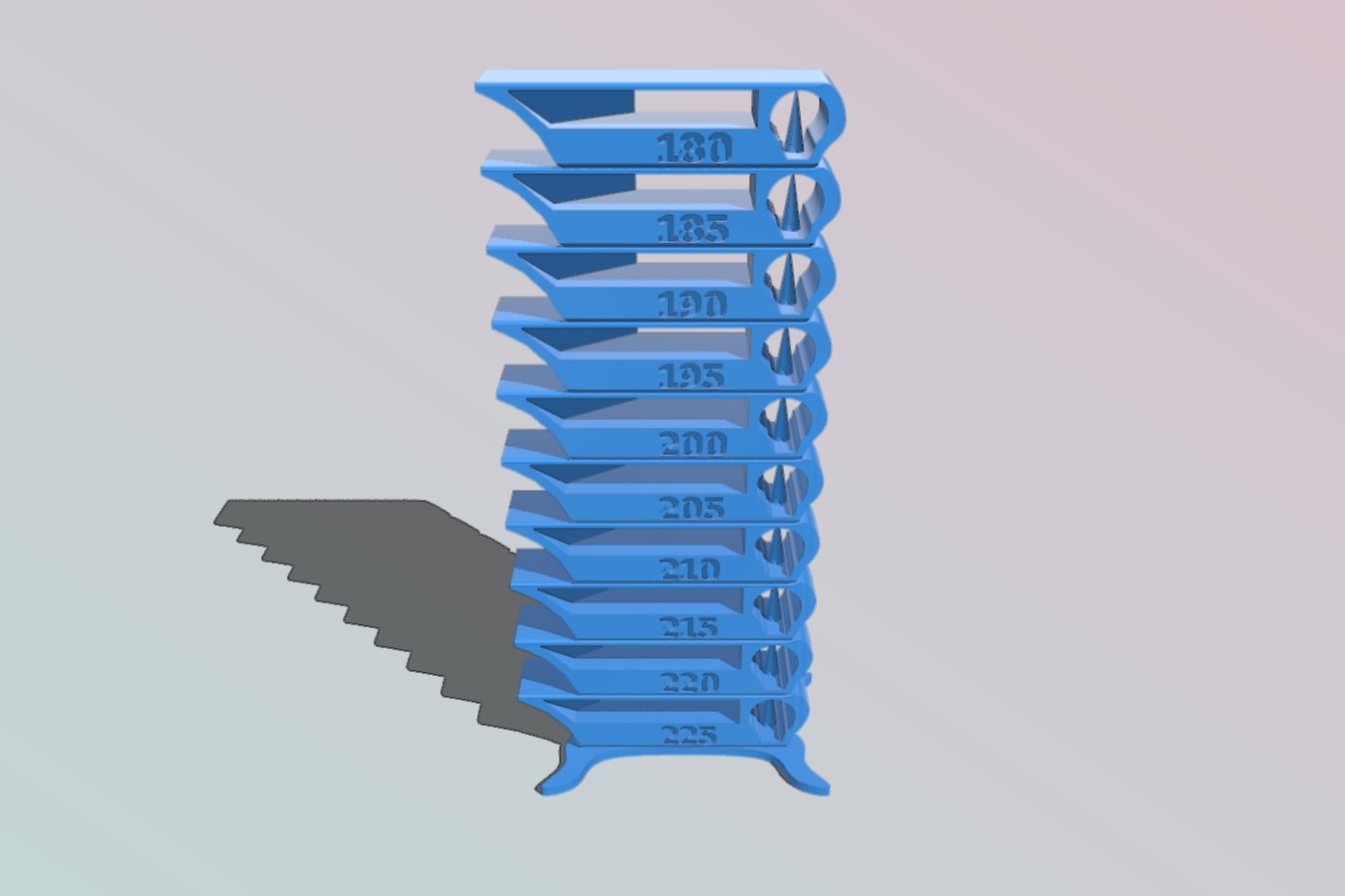 Flux3D Temperature Tower Test (fixed)