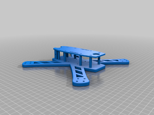 Racing Drone Frame | 3d print model