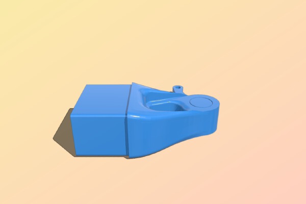 Human Powered Vehicle Rear Axle Insert | 3d print model