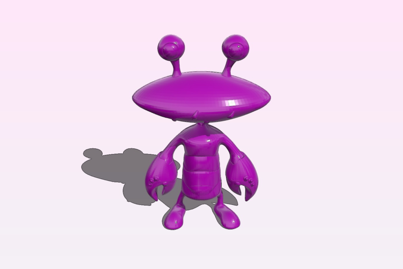 Crab Warrior Cartoon
