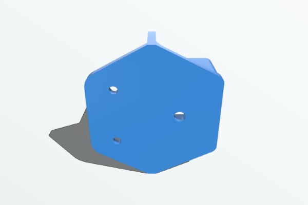 4040 Extrusion Right Angle Mounting Plate | 3d print model