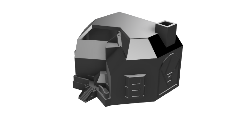 Designer Mansion | 3d print model