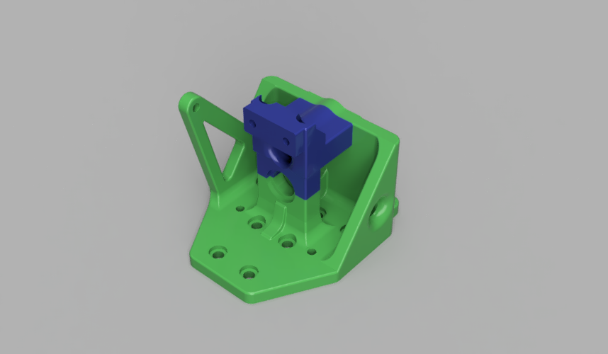 Anet A8 E3D V6 Direct Mount reinforced carriage and clamp