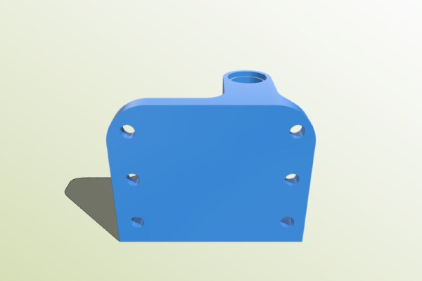 Aluminatus X end for standard smooth rod and IGUS leadscrew nut | 3d print model