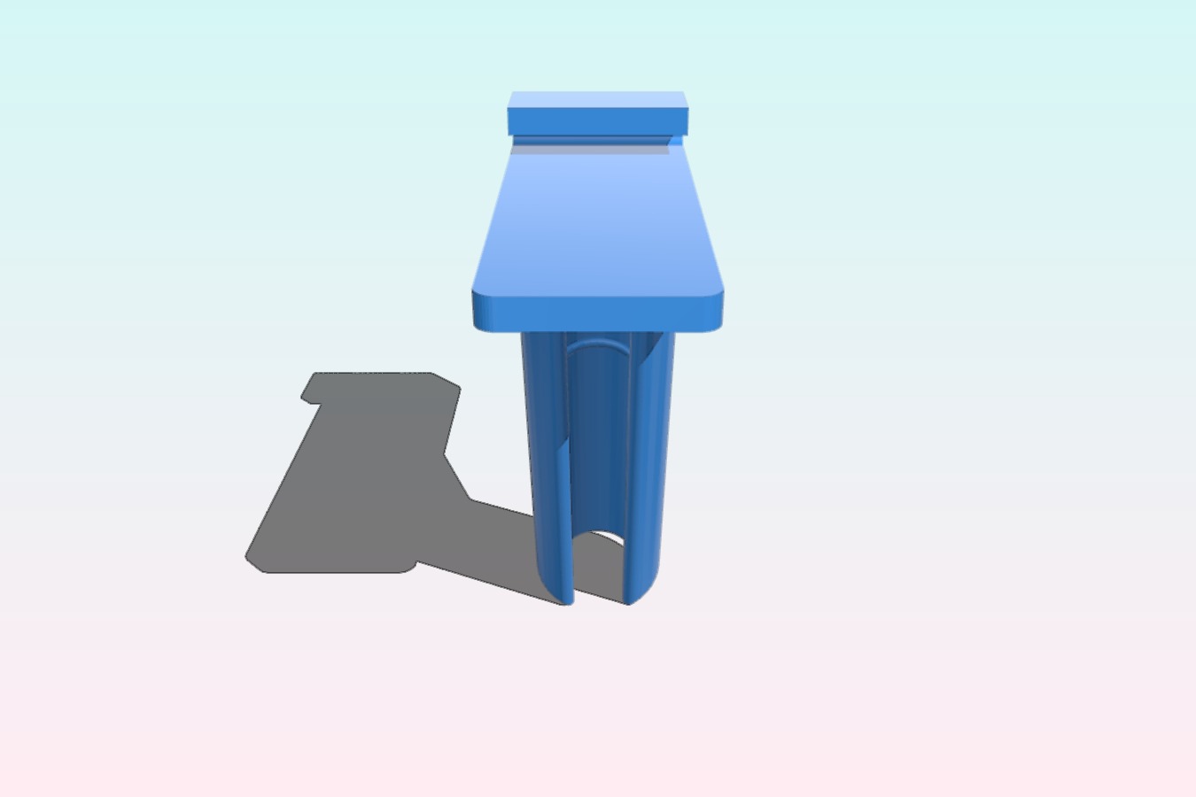 Bin Rail Airbrush Holder