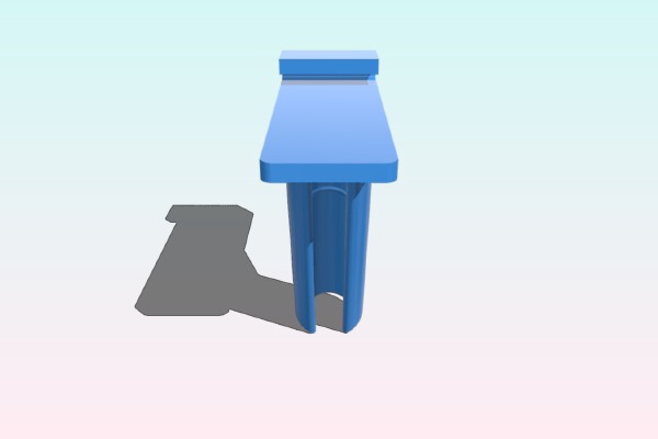 Bin Rail Airbrush Holder | 3d print model