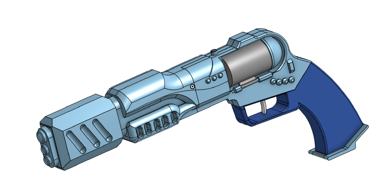 Ronon Dex Blaster | 3d print model