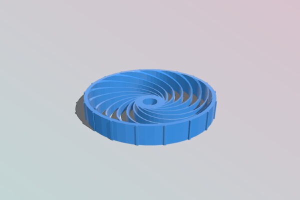 Parametric airless tire with cutout | 3d print model
