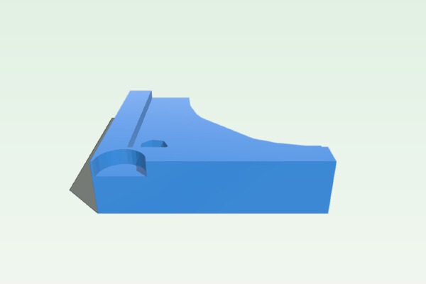 PrintrBot+ Glass holder for IKEA Sörli mirror | 3d print model
