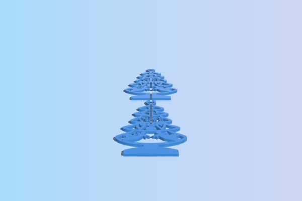 Christmas tree 3D | 3d print model