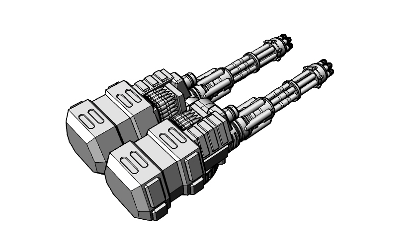 28mm Suppressive Carapace Gatling