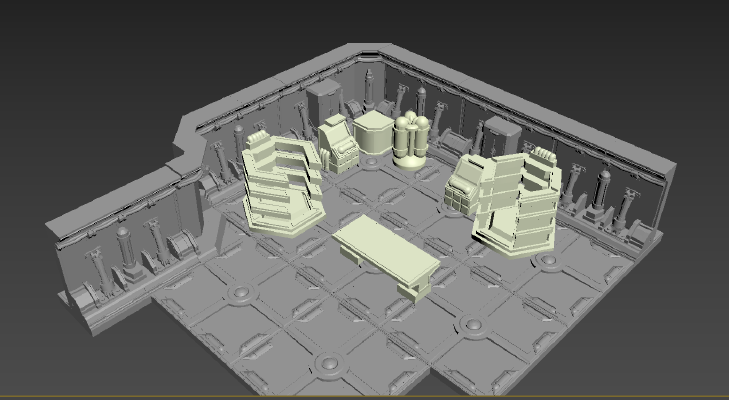 Scifi tiles medbay pack | 3d print model