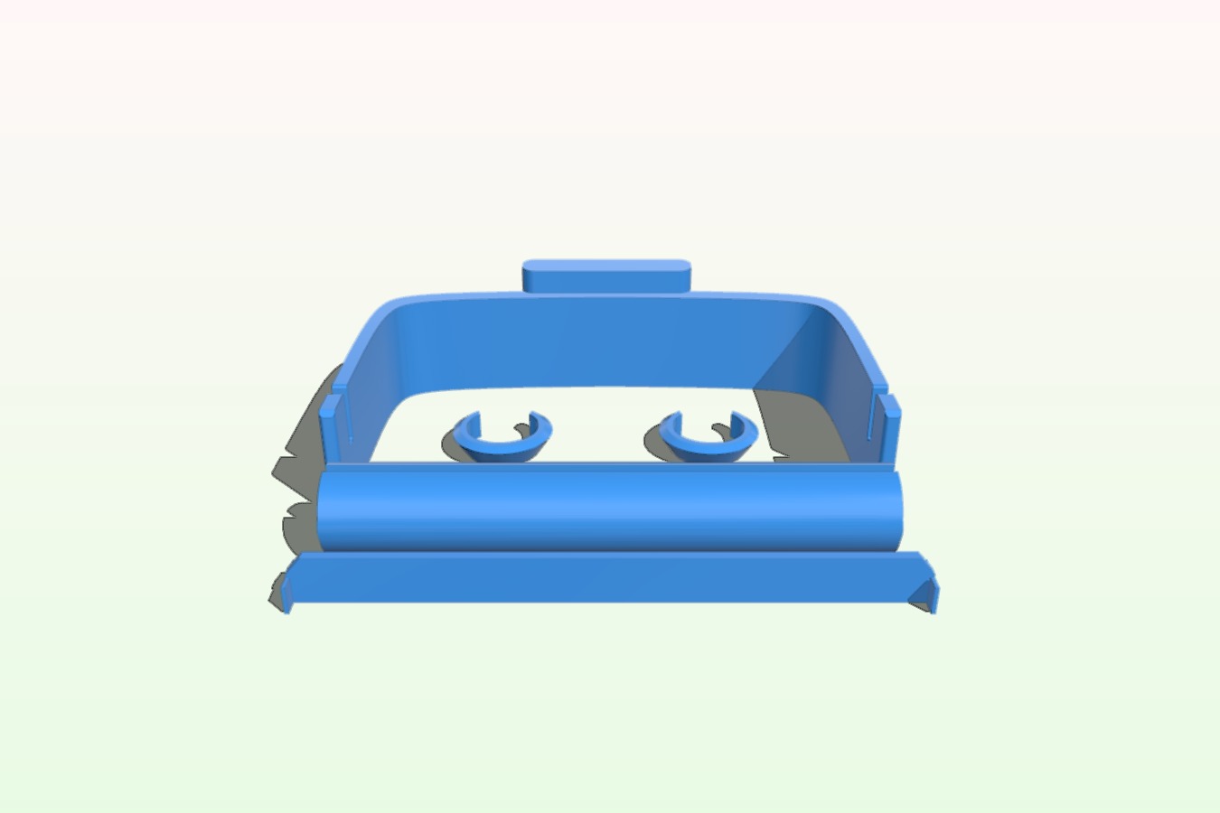 Basic Toilet Roll Holder with Removable Carrier Tube
