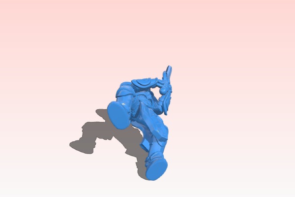 Tiefling paladin | 3d print model