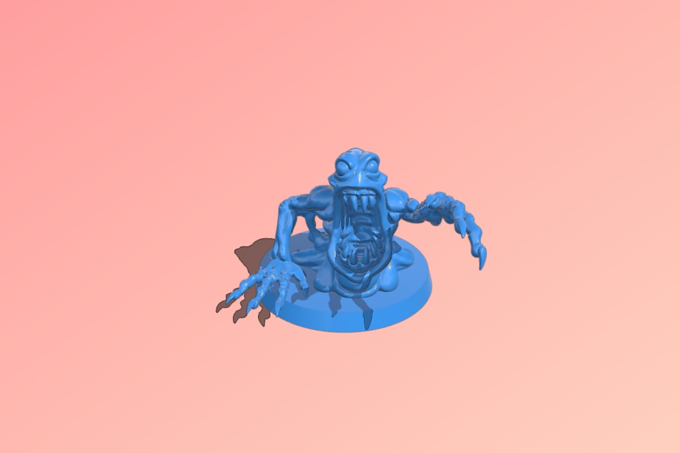 Ectomorph Monster Figure - The Wretched Soul (sample)