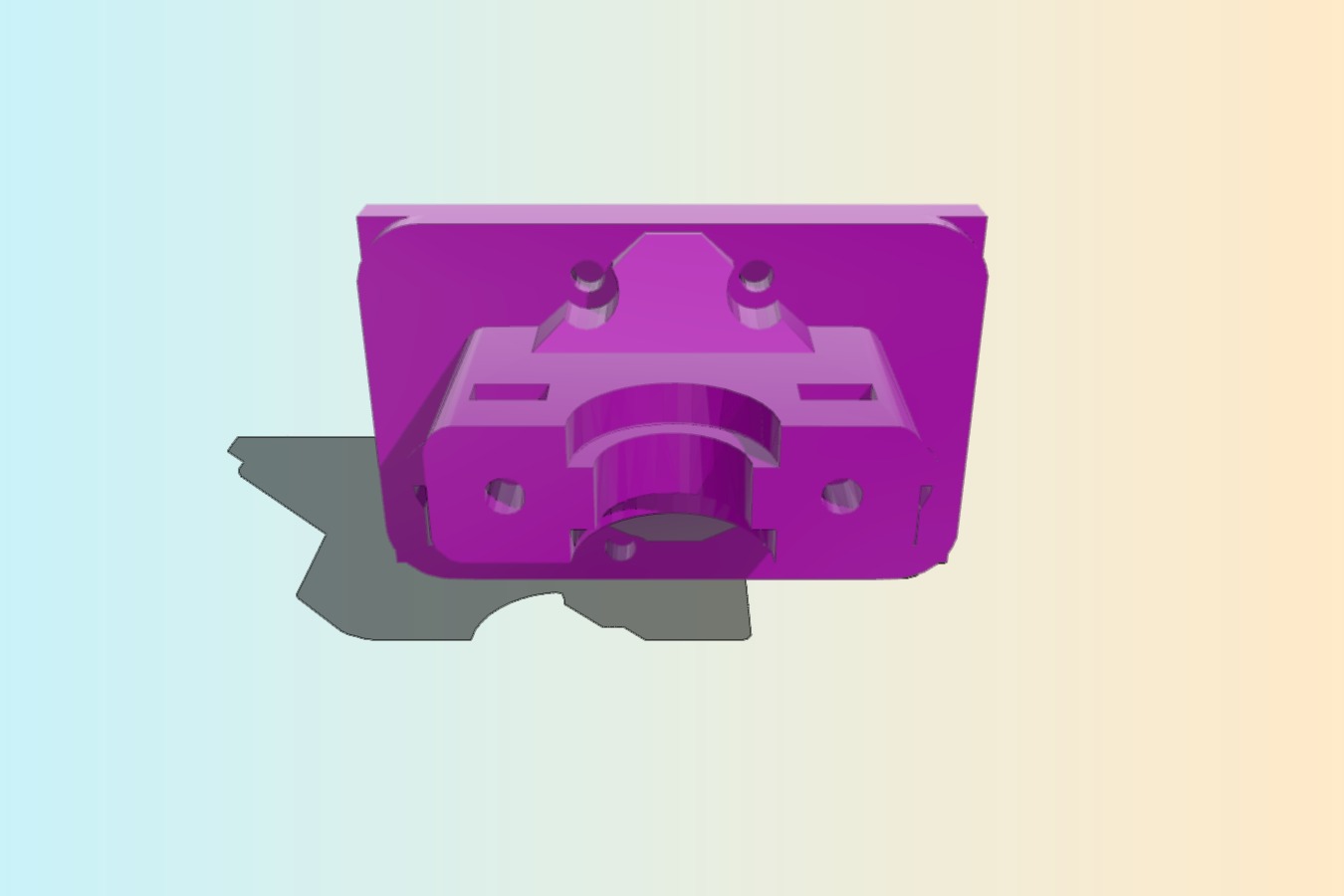 prusa i4 e3d v6 mount testing
