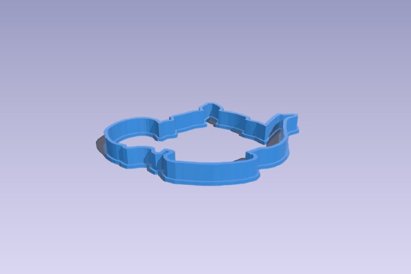 Teapot cookie cutter | 3d print model