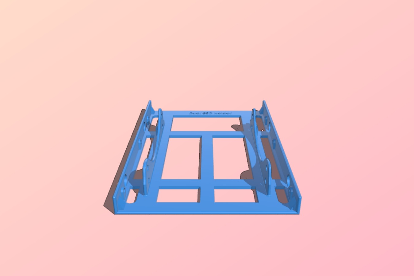 Dual SSD Holder 2x2.5" to 3.5" v3.3