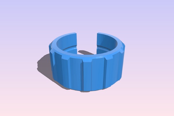 Filament spool holder with securing clips, cones and quick fit nuts | 3d print model