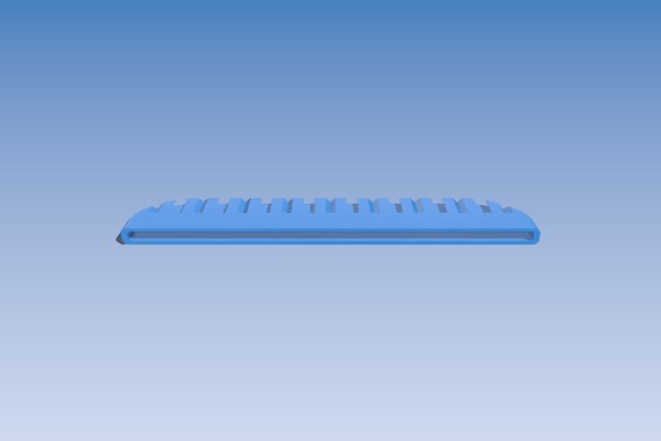 Kyosho Blizzard track extension paddle X | 3d print model