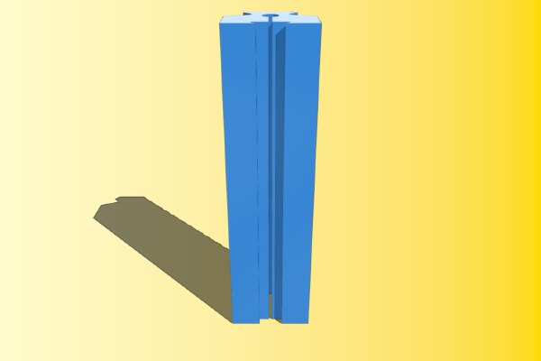 11mm Dovetail to 20mm Picatinny Adapter _ 1 Inch Riser | 3d print model