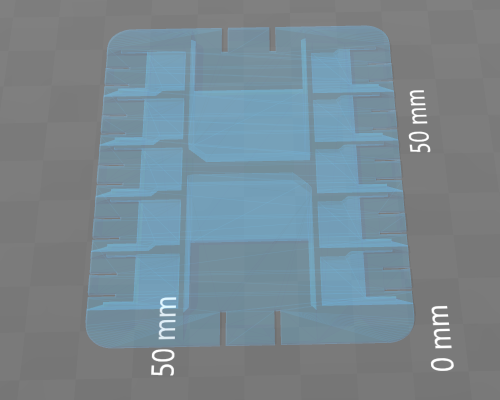10 MicroSD, 2 SD - business card holder _ case | 3d print model