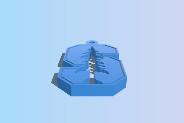 Stanford Logo Keychain | 3d print model