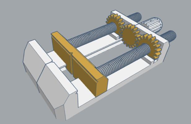 Machine Vise V4.0 (Fully Printable) | 3d print model