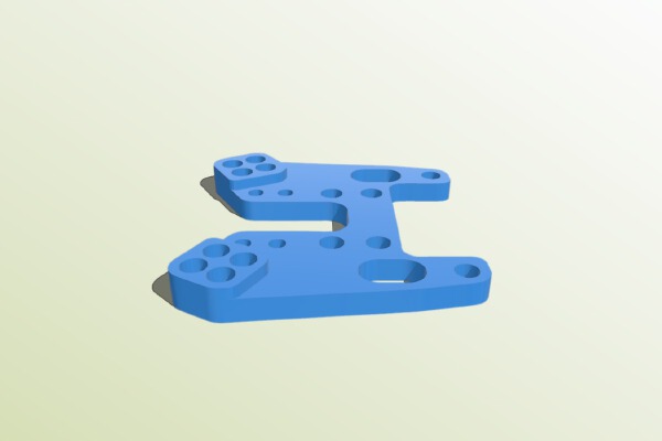 Turnigy 1_16 Front Shock Tower | 3d print model