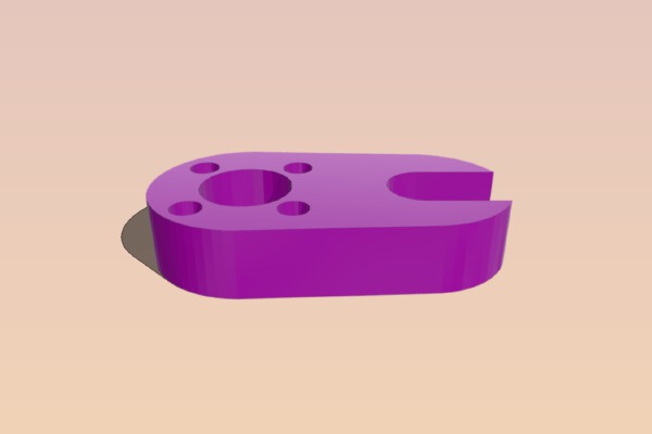  Anti-Wobbling Z-axis Geeetech Prusa I3 (The screw holes rotated ) | 3d print model