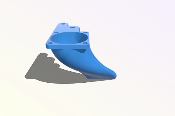 Cooling fan for dual extruder | 3d print model